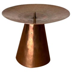 Mid-Century German Handmade Copper Candleholder from AWD, 1960s