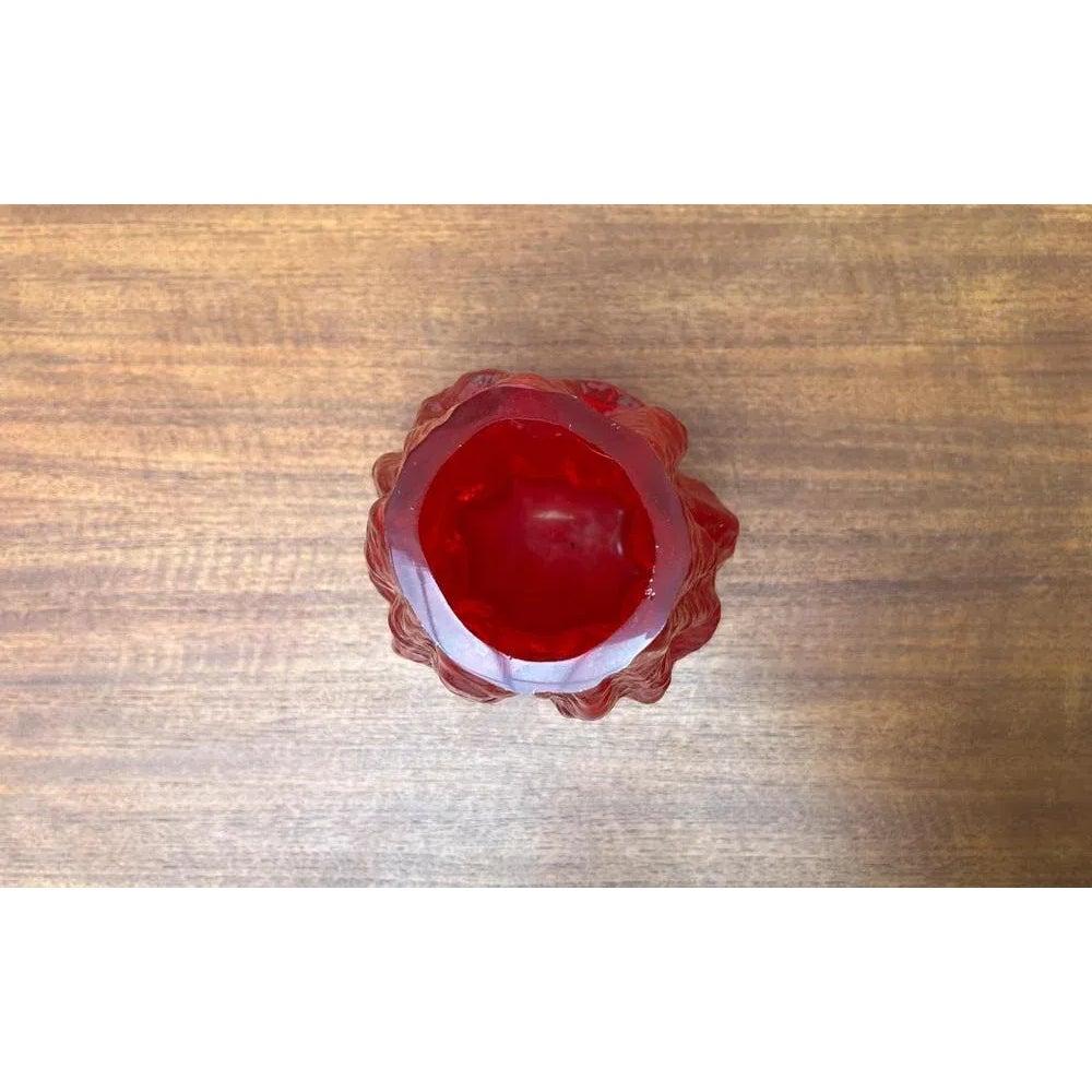 Vaso tedesco di metà secolo in vetro corteccia pesante di Ingrid Glas, Germania, anni '60 in vendita 2