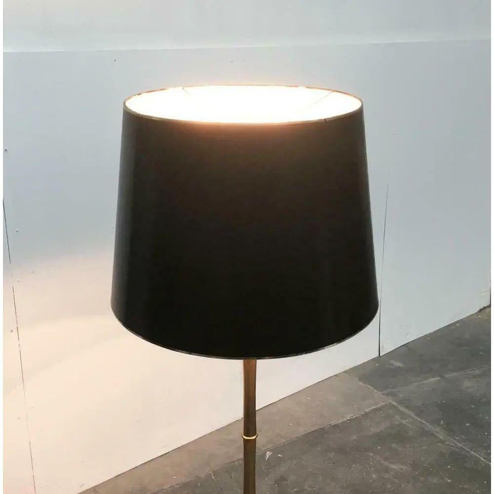 Lámpara de pie de bambú estilo Hollywood Regency alemán de mediados de siglo de Ingo Maurer, años 60 en venta 3