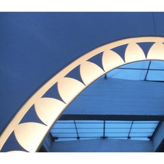 Mid-Century German Illuminated Mirror by Ernest Igl for Hillebrand Lighting