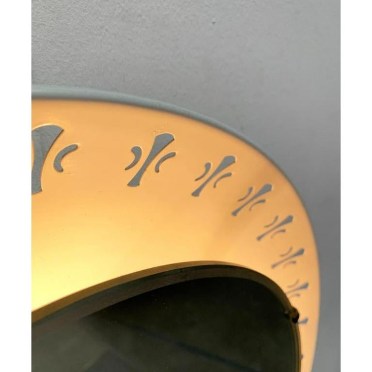 Metallo Specchio illuminato tedesco di metà secolo di Ernest Igl per Hillebrand Lighting, anni '60 in vendita