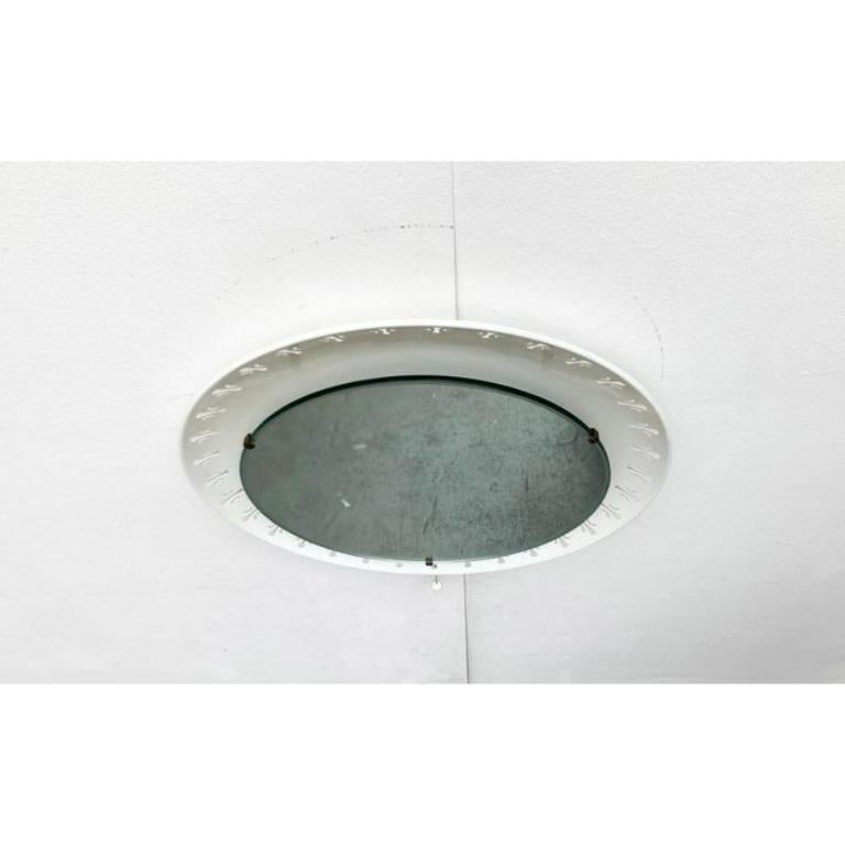 Specchio illuminato tedesco di metà secolo di Ernest Igl per Hillebrand Lighting, anni '60 in vendita 2