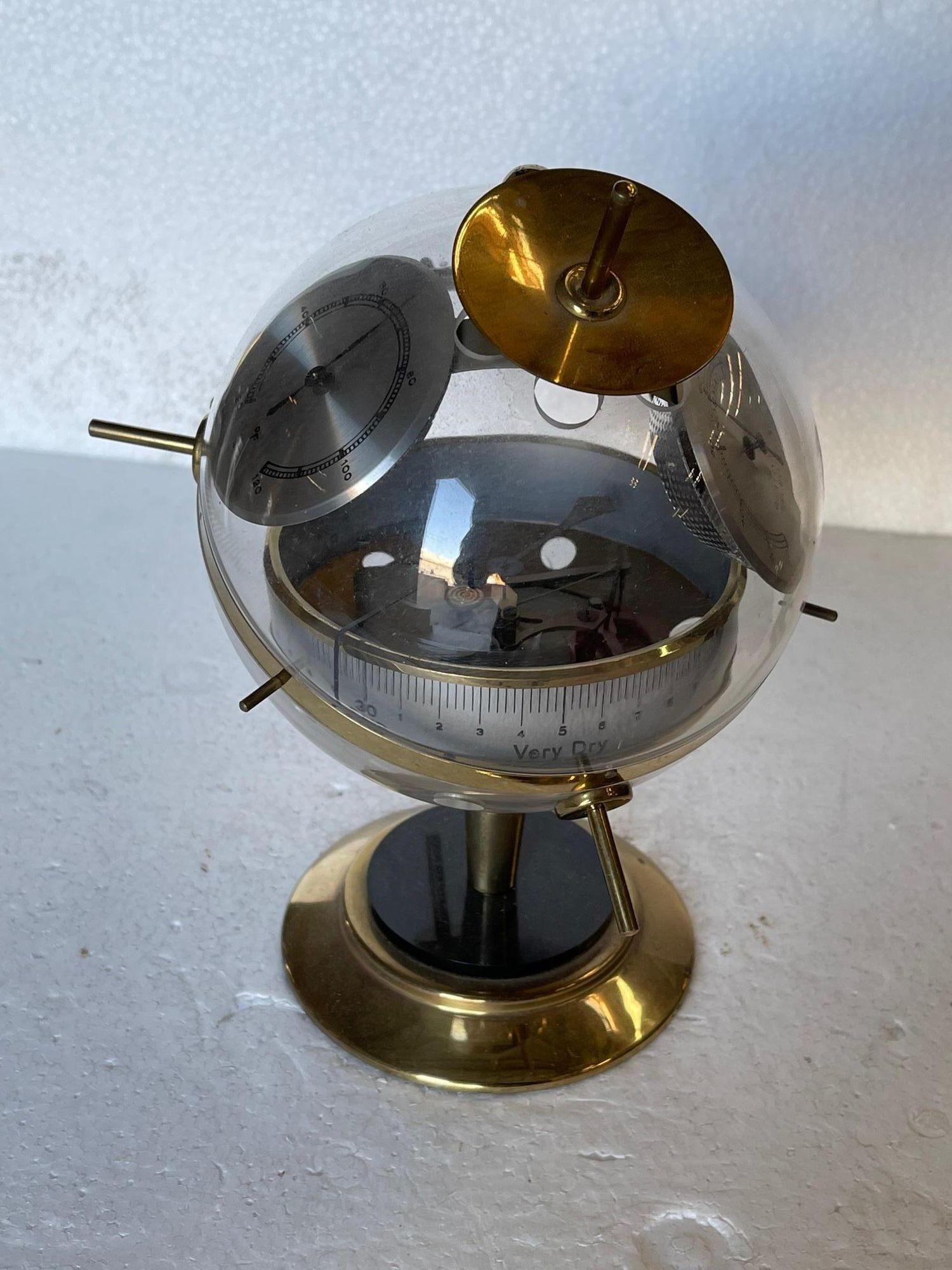 American Mid Century German Made Weather Station Relative Hygrometer, Circa 1960 For Sale