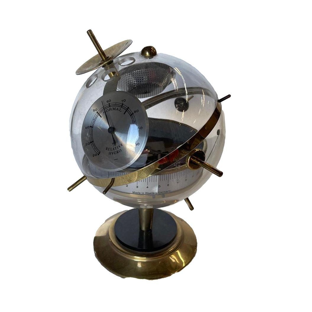 Mid Century German Made Weather Station Relative Hygrometer, Circa 1960 For Sale