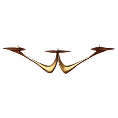 Mid-Century German Metal Candleholder by Klaus Ullrich, 1950s