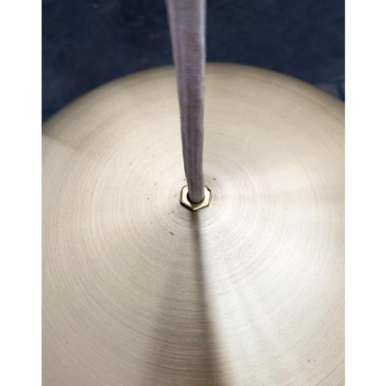 Mid-Century German Minimalist Brass Dome Pendant from Beisl, 1960s For Sale 4