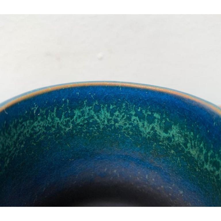 Mid-Century German Minimalist Ceramic Vase from Karlsruher Majolika, 1960s For Sale 6