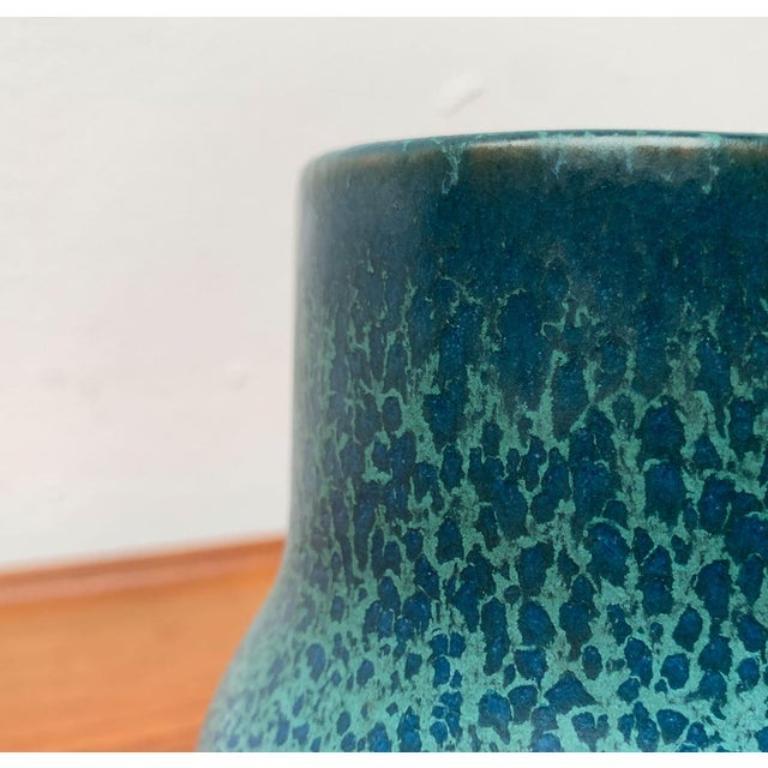 Mid-Century German Minimalist Ceramic Vase from Karlsruher Majolika, 1960s For Sale 7