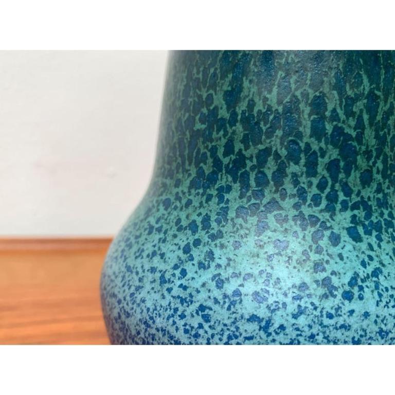 Mid-Century Modern Mid-Century German Minimalist Ceramic Vase from Karlsruher Majolika, 1960s For Sale