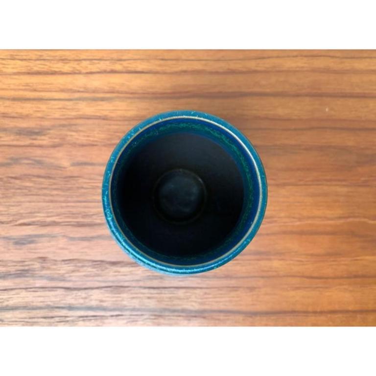 Mid-Century German Minimalist Ceramic Vase from Karlsruher Majolika, 1960s For Sale 2