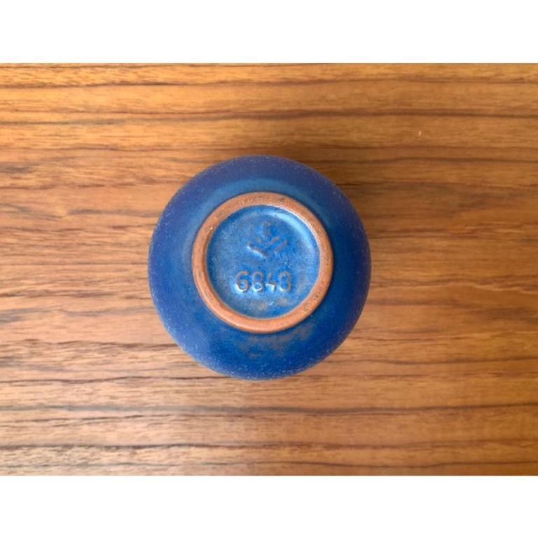 Mid-Century German Minimalist Ceramic Vase from Karlsruher Majolika, 1960s For Sale 4