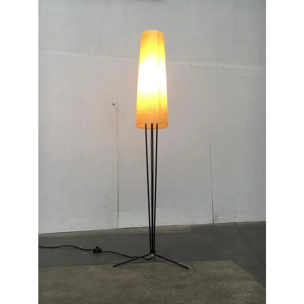 Lampada da terra minimalista tedesca di metà secolo di Hesse Leuchten, anni '60 in vendita 3