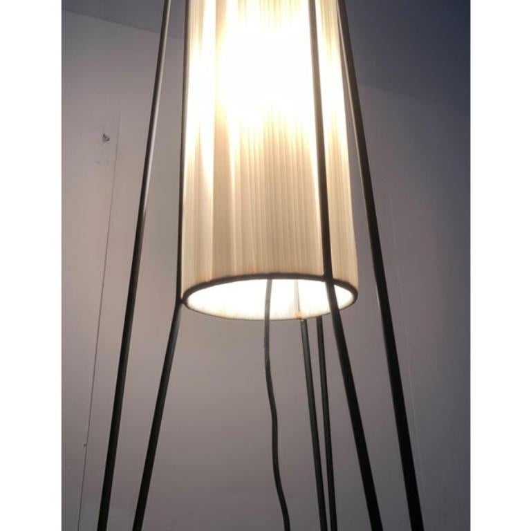 Lampada da terra minimalista tedesca di metà secolo di Hesse Leuchten, anni '60 in vendita 4