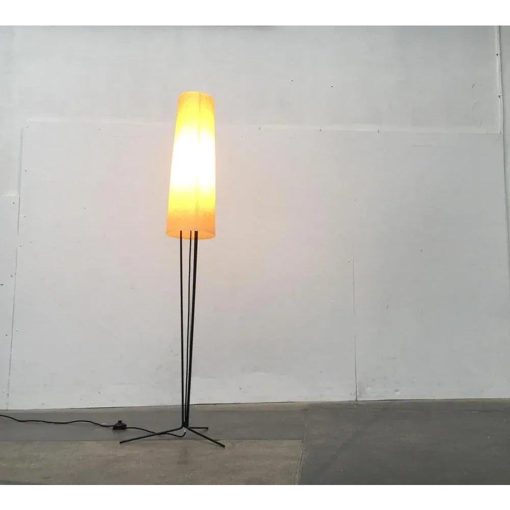 Lampada da terra minimalista tedesca di metà secolo di Hesse Leuchten, anni '60 in vendita 4