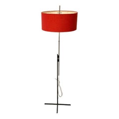 Lampadaire minimaliste allemand du milieu du siècle dernier de Kaiser Idell, années 1960