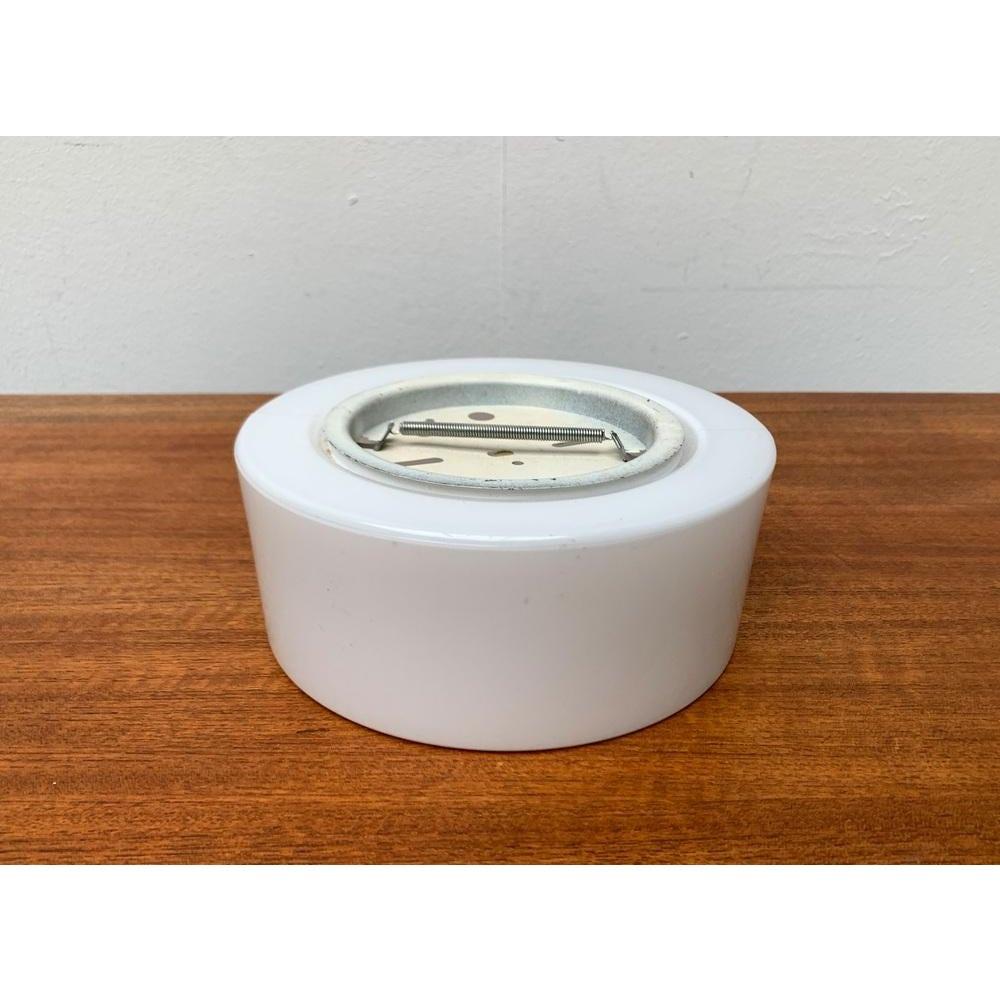 Lampada da soffitto o da parete in vetro minimalista tedesca di metà secolo di Bigli, anni '60 in vendita 3