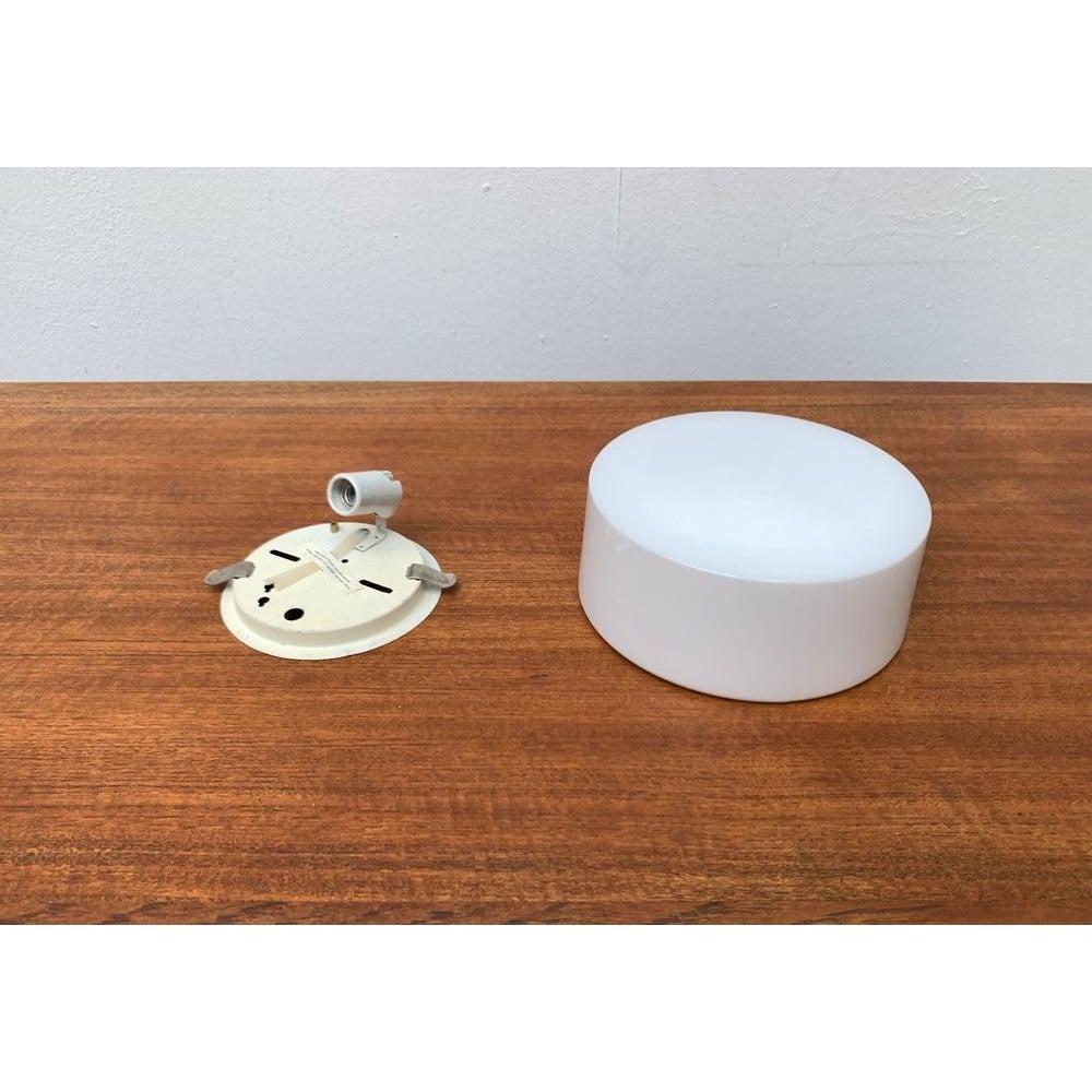 Lampada da soffitto o da parete in vetro minimalista tedesca di metà secolo di Bigli, anni '60 in vendita 2