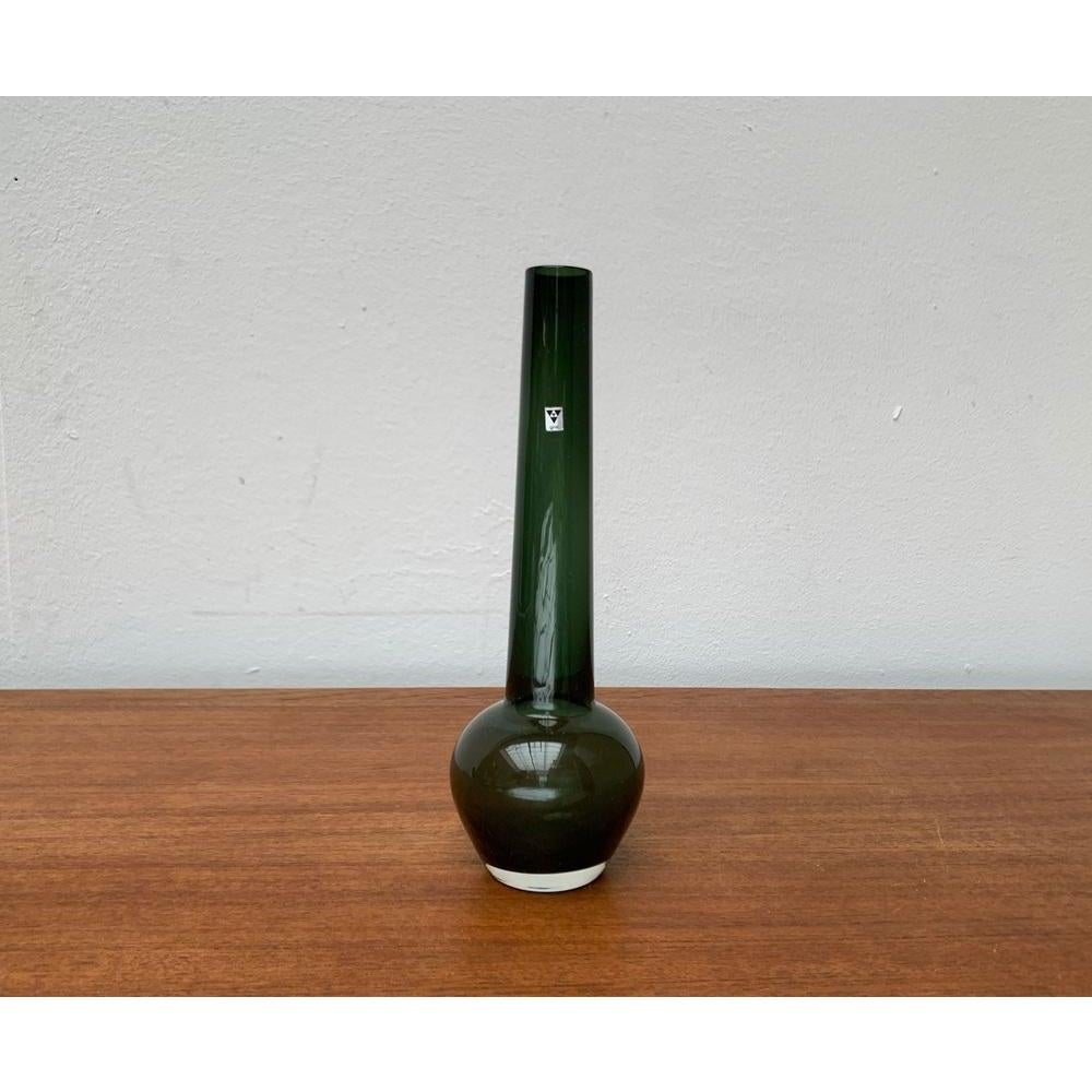 Mid-Century German Minimalist Glass Vase from Gral, 1960s, in Very Good conditions. Designed 1960 to 1969 This piece has an attribution mark.

Additional information:
Materials: Glass
Style: Mid-Century Modern, Minimalist
Country of Origin: