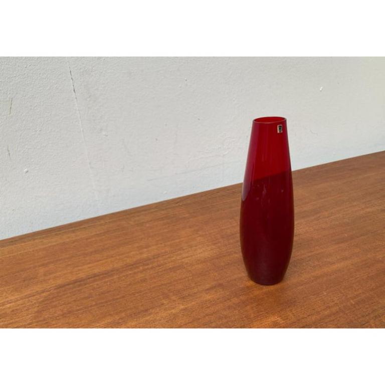Mid-Century German Minimalist Glass Vase from Gral, 1960s, in Very Good conditions. Designed 1960 to 1969 This piece has an attribution mark.

Additional information:
Materials: Glass
Style: Mid-Century Modern, Minimalist
Country of Origin: