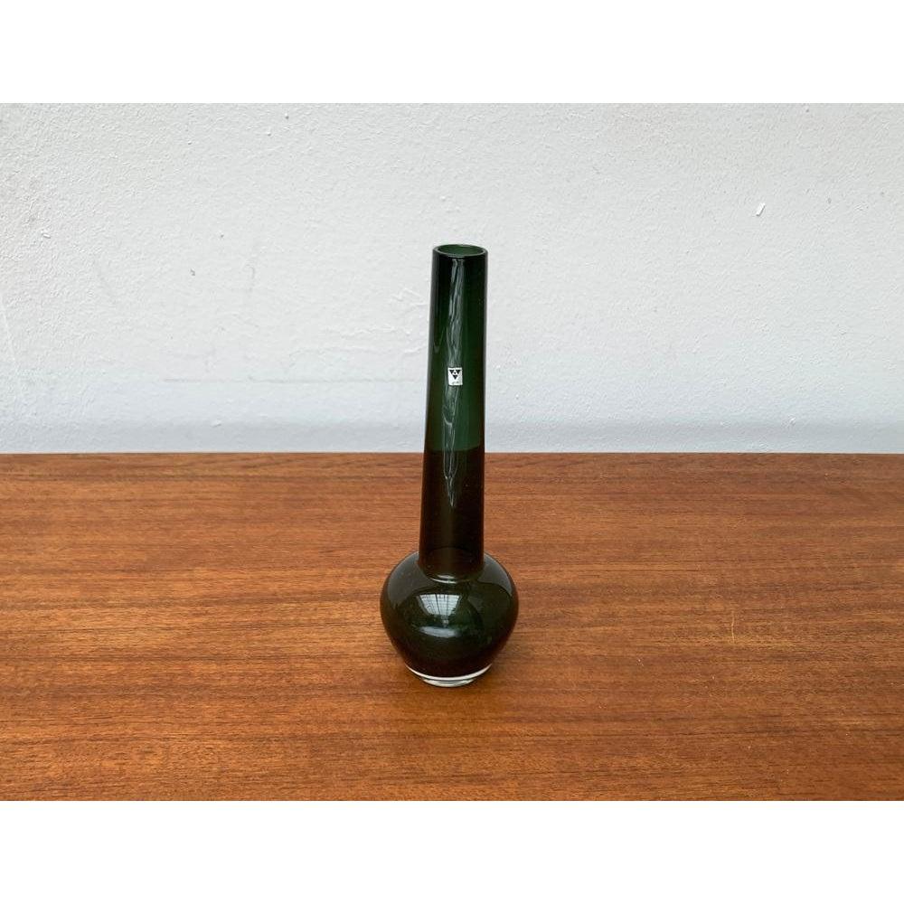 Mid-Century Modern Mid-Century German Minimalist Glass Vase from Gral, 1960s For Sale