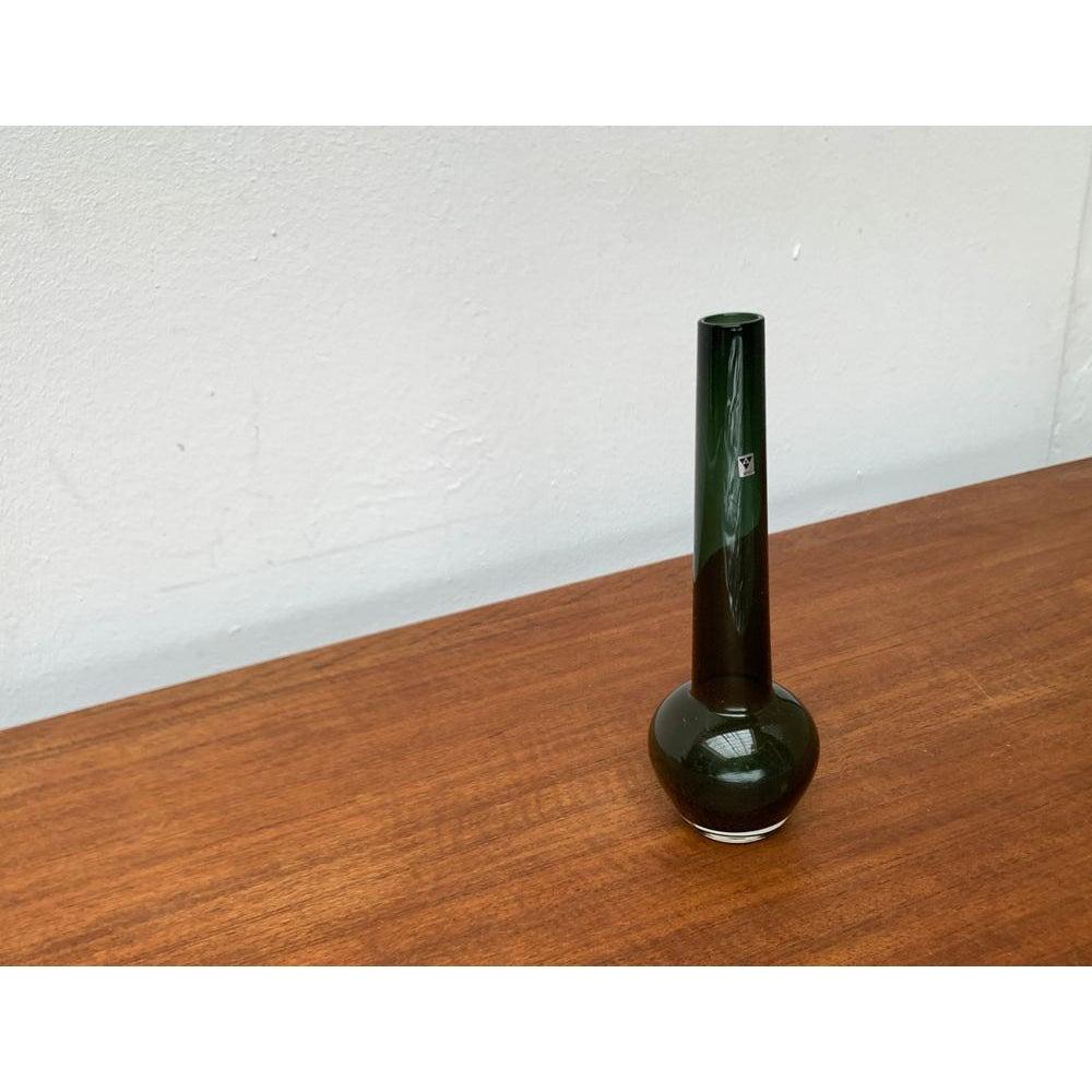 Mid-Century German Minimalist Glass Vase from Gral, 1960s For Sale 2