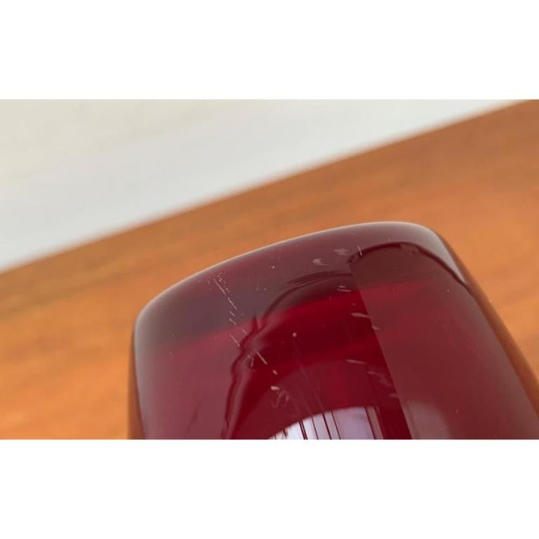 Mid-Century German Minimalist Glass Vase from Gral, 1960s For Sale 3