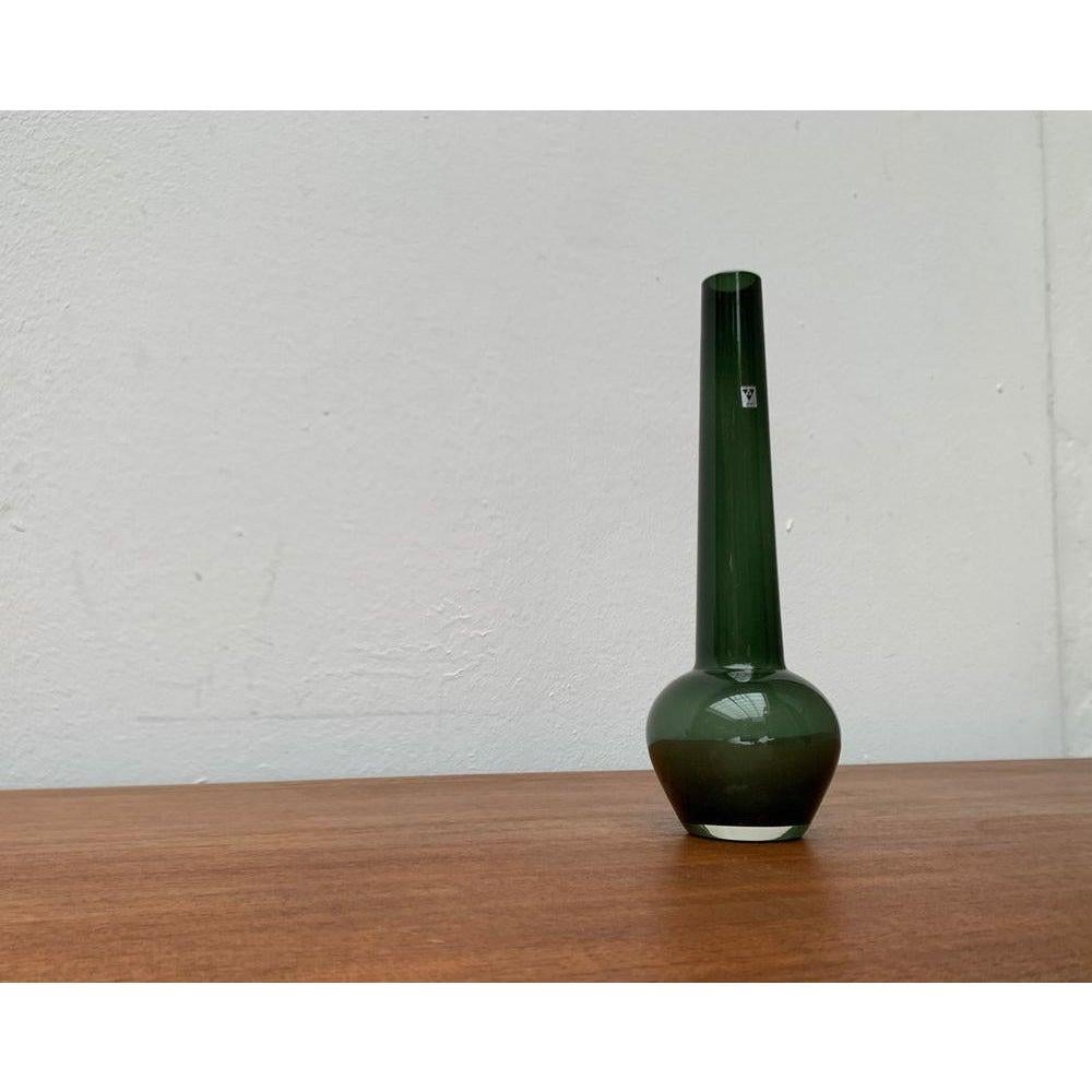 Mid-Century German Minimalist Glass Vase from Gral, 1960s For Sale 4