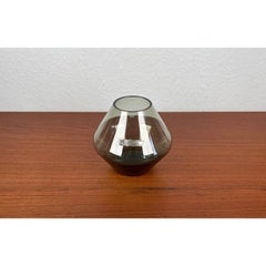 Mid-Century German Minimalist Glass Vase Rauchtopas, 1960s