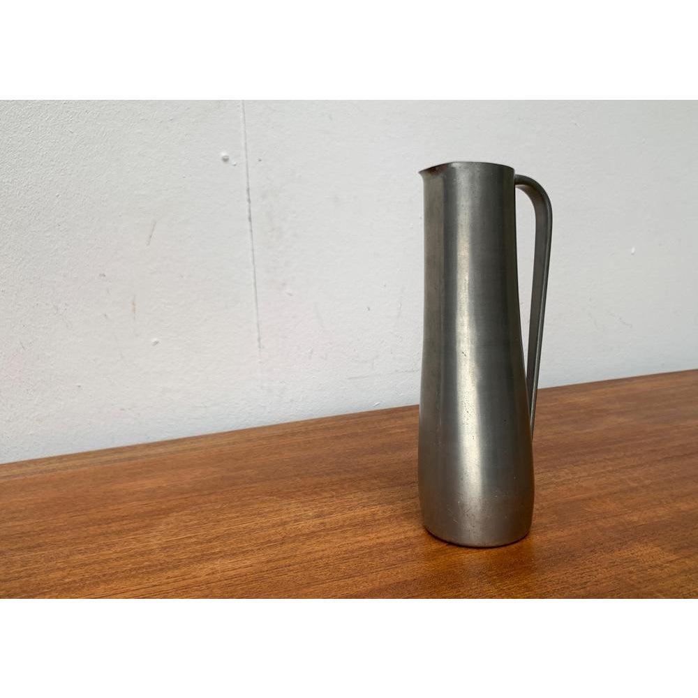 Mid-Century German Minimalist Metal Carafe Vase by Harald Buchrucker, 1960s (20. Jahrhundert) im Angebot