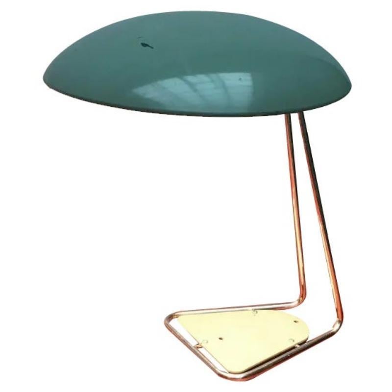 Mid-Century German Minimalist Model 6763 Table Lamp by Christian Dell, 1960s For Sale