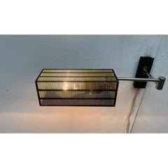 Mid-Century German Minimalist Model Flamingo Wall Lamp from Bur, 1960s