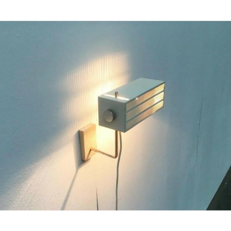 Lámpara de Pared Modelo Flamingo Minimalista Alemana de Mediados de Siglo, Bur, Años 60 Moderno de mediados de siglo en venta
