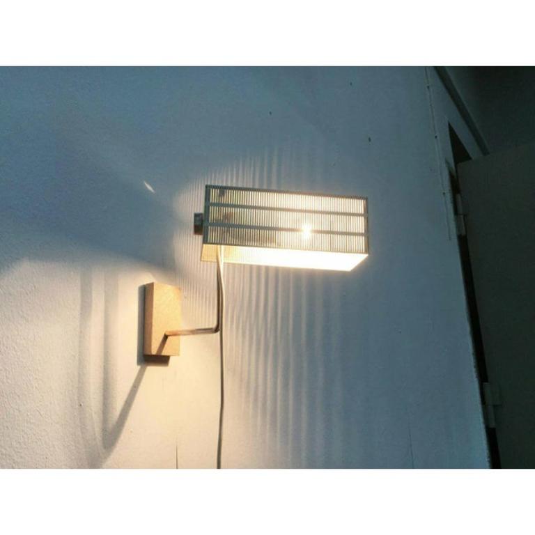 Lámpara de Pared Modelo Flamingo Minimalista Alemana de Mediados de Siglo, Bur, Años 60 siglo XX en venta