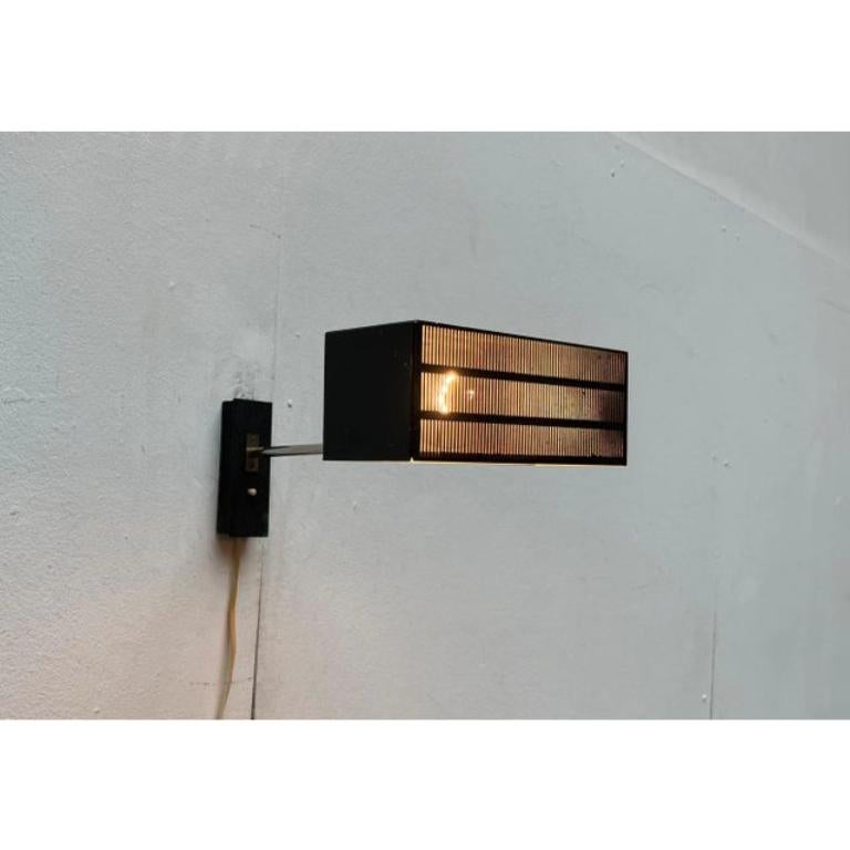 Lámpara de Pared Modelo Flamingo Minimalista Alemana de Mediados de Siglo, Bur, Años 60 en venta 1