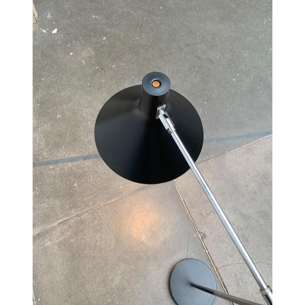 Metallo Lampada da terra minimalista tedesca di metà secolo Model No. 8180 di Karl-Heinz, anni '60 in vendita