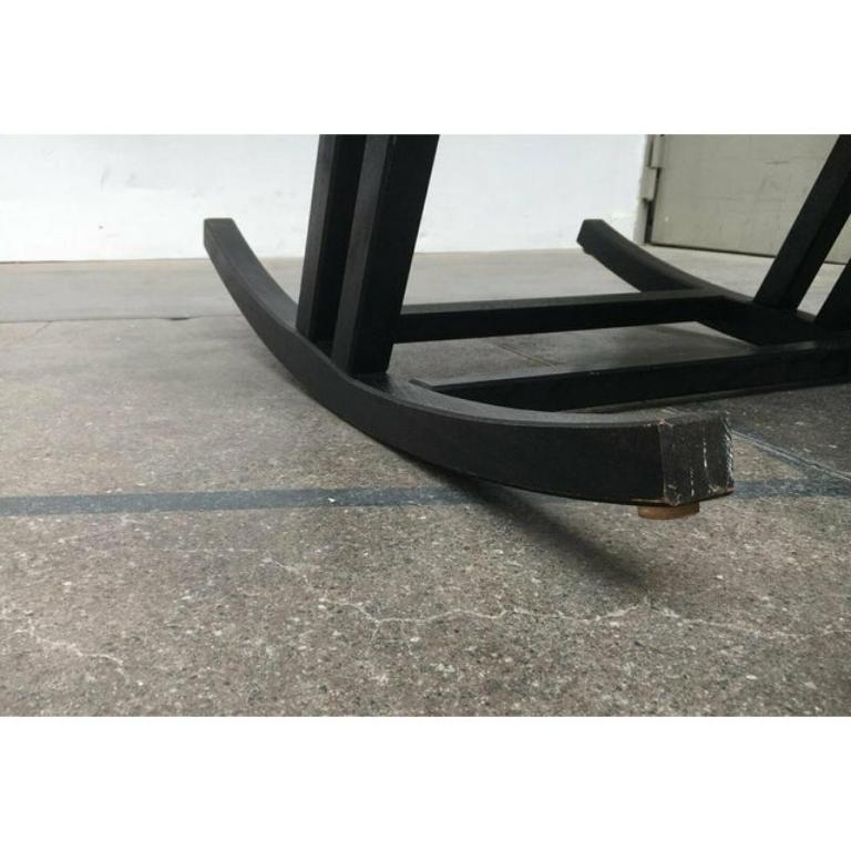 20th Century Mid-Century German Minimalist Safari Rocking Chair from Casala, 1960s For Sale