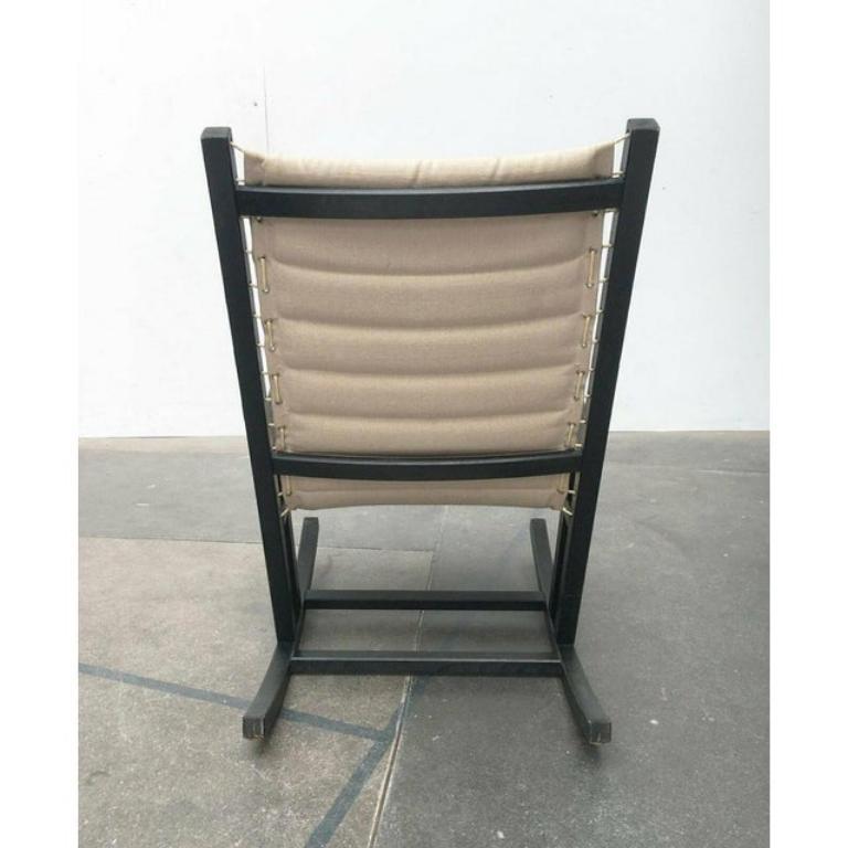 Mid-Century German Minimalist Safari Rocking Chair from Casala, 1960s For Sale 3