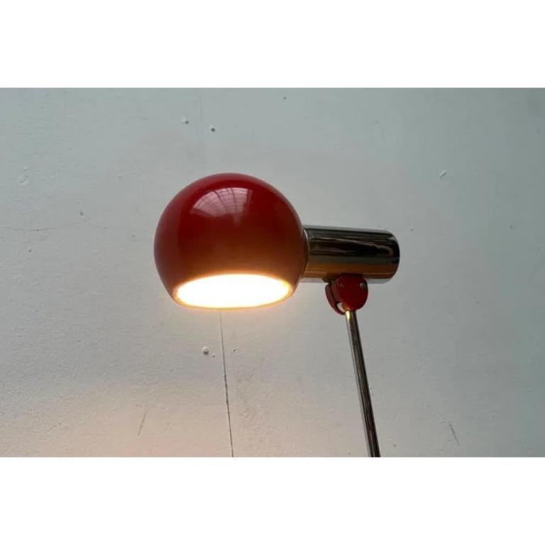 Mid-Century German Minimalist Space Age Model 6654 Table Lamp, 1960s For Sale 5