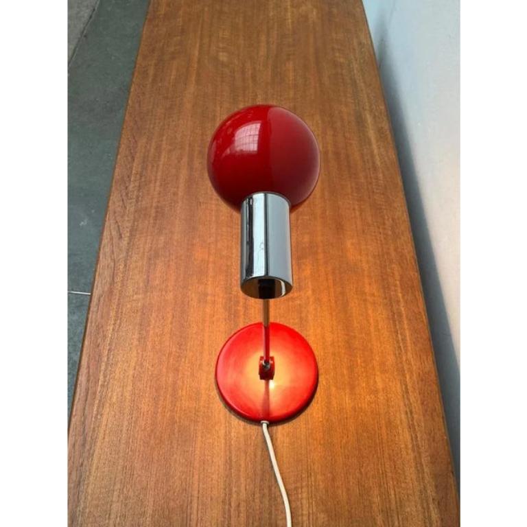 20th Century Mid-Century German Minimalist Space Age Model 6654 Table Lamp, 1960s For Sale