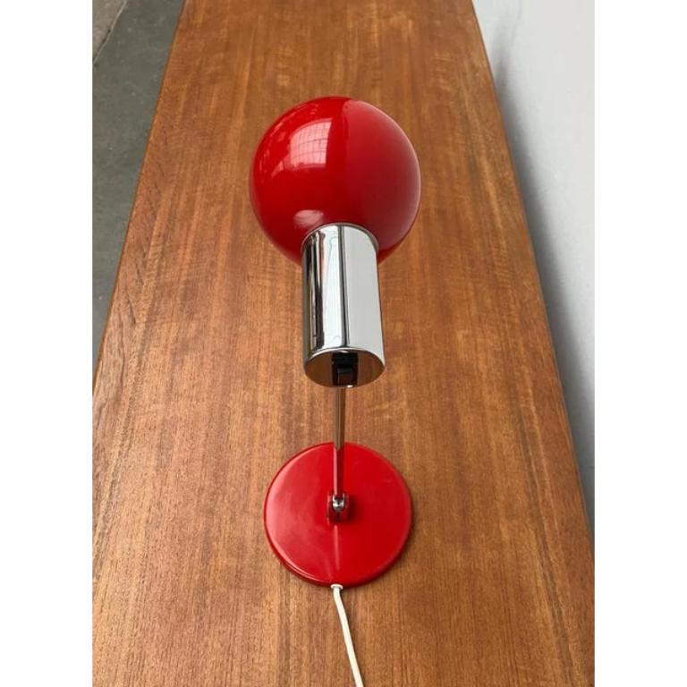 Mid-Century German Minimalist Space Age Model 6654 Table Lamp, 1960s For Sale 1