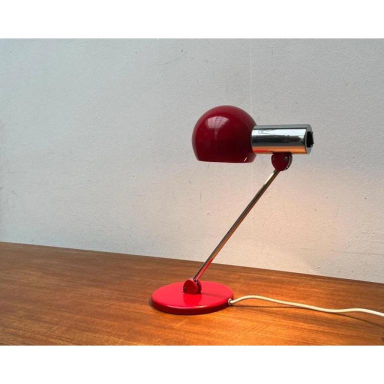 Mid-Century German Minimalist Space Age Model 6654 Table Lamp, 1960s For Sale 3