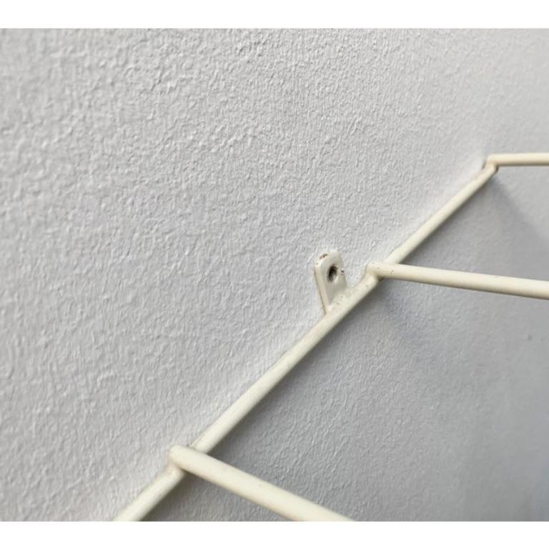 Deutscher minimalistischer String-Garderobenständer aus der Jahrhundertmitte, 1960er Jahre im Angebot 6