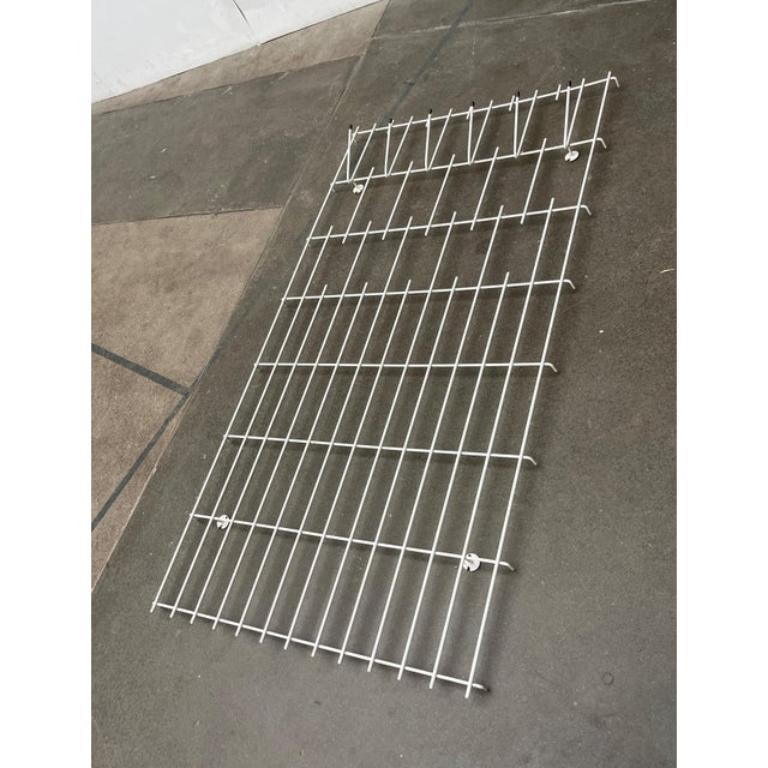 Mid-Century German Minimalist String Coat Rack, 1960s
Patina, signs of use, minor rust

Additional information:
Materials: Metal
Color: Ivory
Styles: Mid-Century Modern
Period: 1960s
Country of Origin: Germany
Item Type: Vintage, Antique or