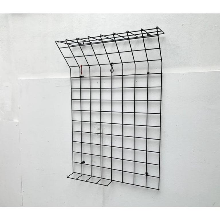 Mid-Century Modern Mid-Century German Minimalist String Coat Rack, 1960s For Sale
