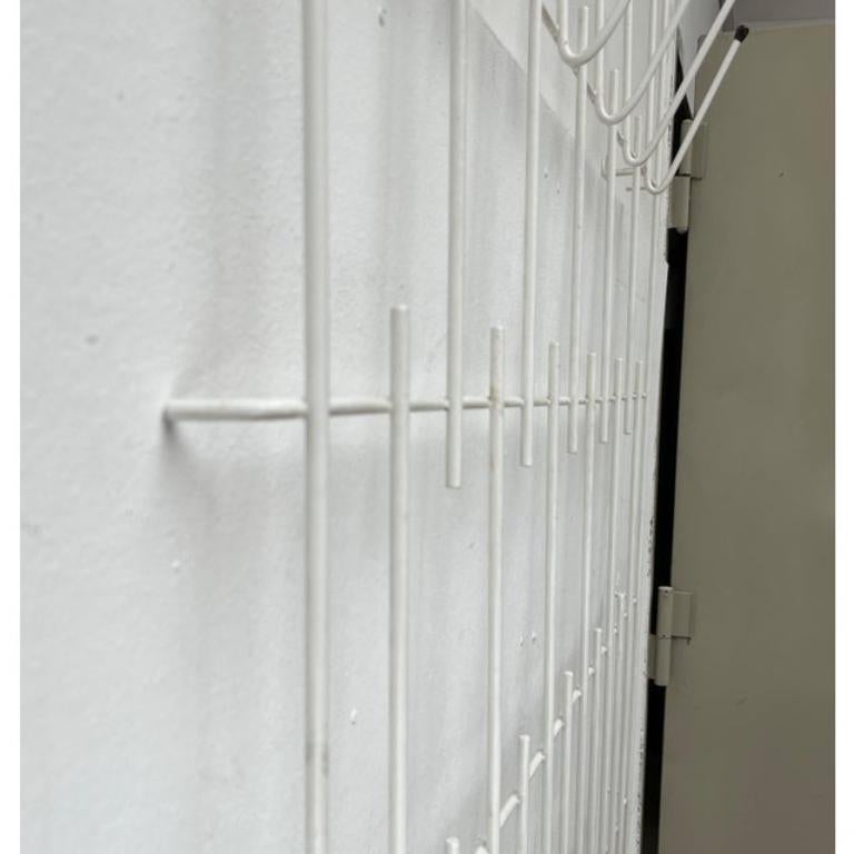 Mid-Century German Minimalist String Coat Rack 1960s In Good Condition For Sale In Hamburg, DE