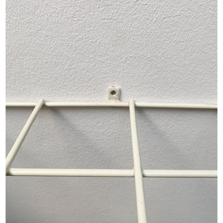 Deutscher minimalistischer String-Garderobenständer aus der Jahrhundertmitte, 1960er Jahre im Angebot 3