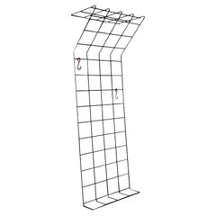 Mid-Century German Minimalist String Coat Rack, 1960s