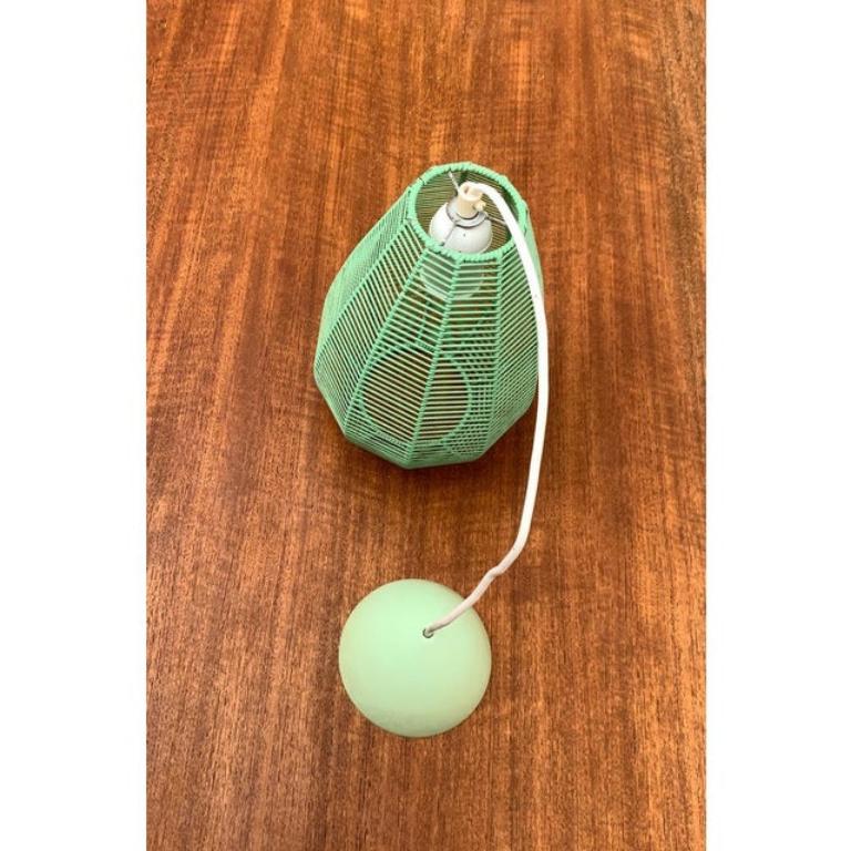 20th Century Mid-Century German Minimalist String Pendant from Böhmer, 1960s For Sale