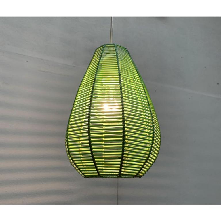 Metal Mid-Century German Minimalist String Pendant from Böhmer, 1960s For Sale
