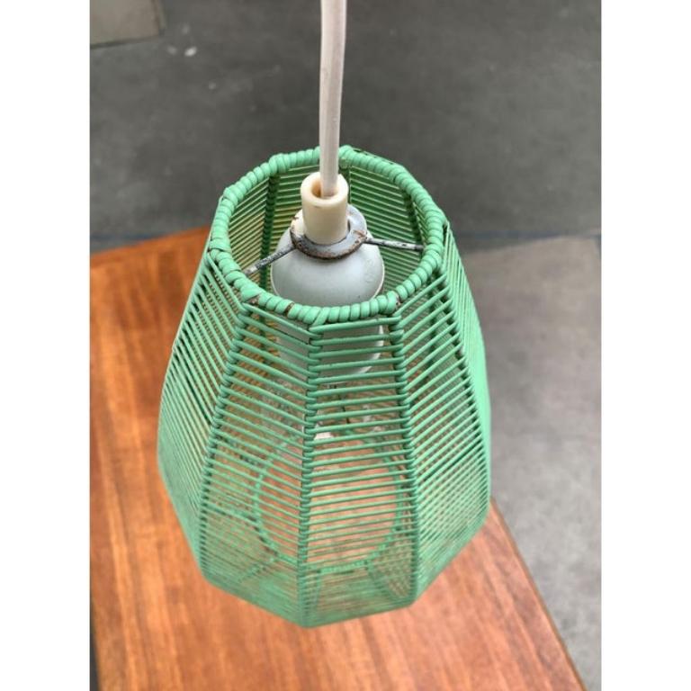 Mid-Century German Minimalist String Pendant from Böhmer, 1960s For Sale 1